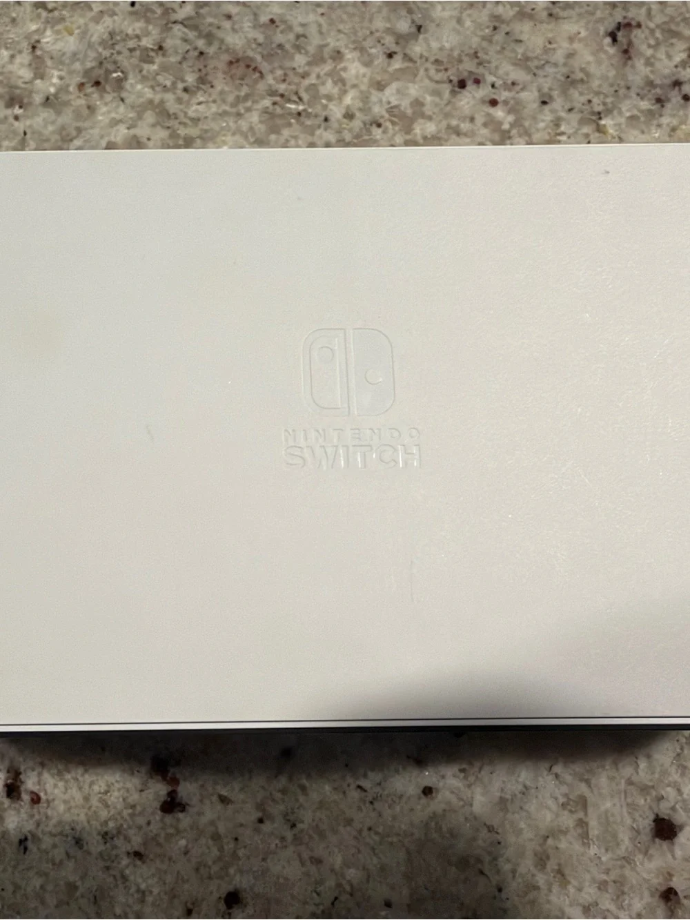 Nintendo Switch OLED Console with all original accessories CLEAR MODDED SHELL